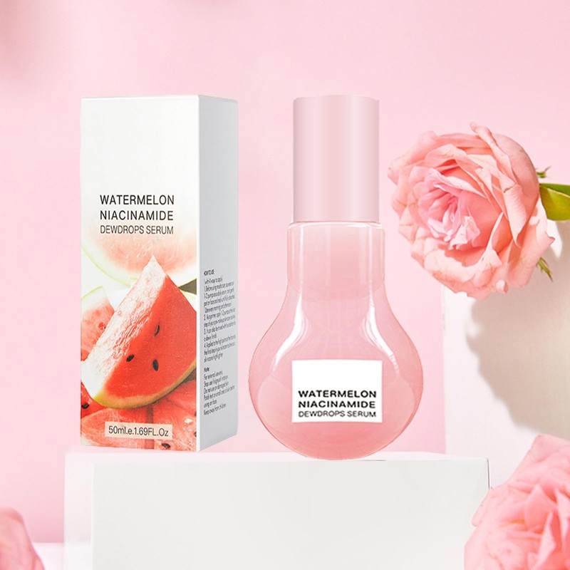 Watermelon Niacinamide Moisturiser Serum, Dew Drops Face Serum, Watermelon Glow