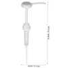 Gatuida 2pcs Heavy-Duty Pump Dispenser for Liquid Shampoo and Conditioner