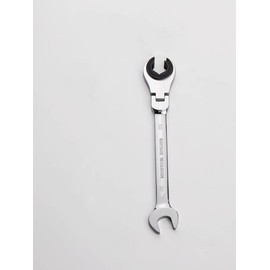FLZOSPER 30mm Metric Fix Tubing Wrench，Flex-Head Gear Wrench, Ratcheting Fix Combination Wrench Spanner