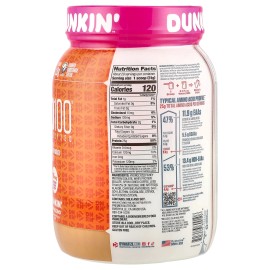 ISO100® hidrolizado, aislado de proteína de suero 100 %, Dunkin’™ Cappuccino, 21,8 oz (610