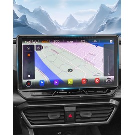 YEE PIN Compatible for Cupra Formentor 2025 2026 Facelift Cupra Leon MK4 Navigation Screen Protector, Nano Screen Protector 6H Anti-Scratch, for Cupra Formentor Accessories (12.9 Inch) [Pack of 2]