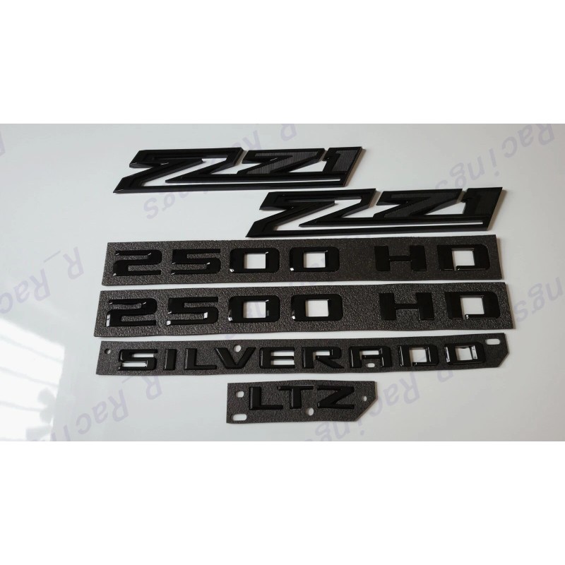 GM Auto Gloss Black Door 2500HD Fender Z71 Rear Silverado