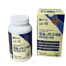 Chong Kun Dang Health [Chong Kun Dang Health] Calcium & Magnesium Vitamin D Zinc 1000mg 180 tablets / [종근당건강] 칼슘앤마그네슘비타민D아연 1000mg180정