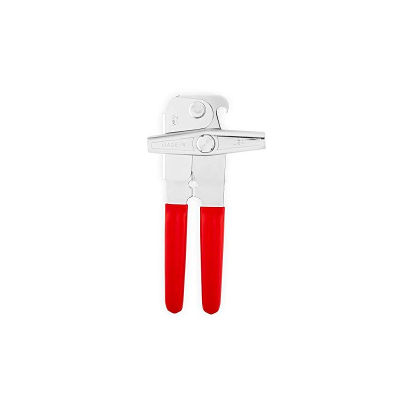 EZ-DUZ-IT Deluxe Can Opener with Red Grips