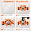 Drill Bit Hole Saw Guide, 4-84mm Portable Glass Tiles Drill