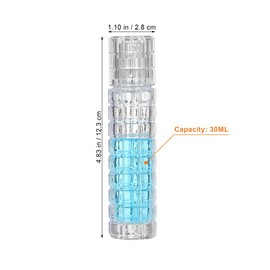 Ipetboom Bitters Spray Bottle Cocktail Sprayer Crystal Glass Bar Mister - 30ml Cocktail Vermouth Spritzer Perfume Spray Bottle Refillable Olive Oil Mister for Home Kitchen Bar Bartending Travel