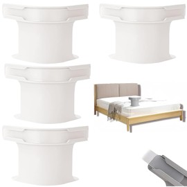 JISRKP 4PCS Bed Sheet Holder with Lock Strips, Bed Sheet Clips for Bedding, Bed Sheet Holder for Mattress Protectors, Blankets, Bedding (white)
