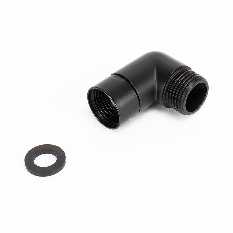 NearMoon Shower Elbow Adapter, Solid Brass G1/2" Shower Arm Extension