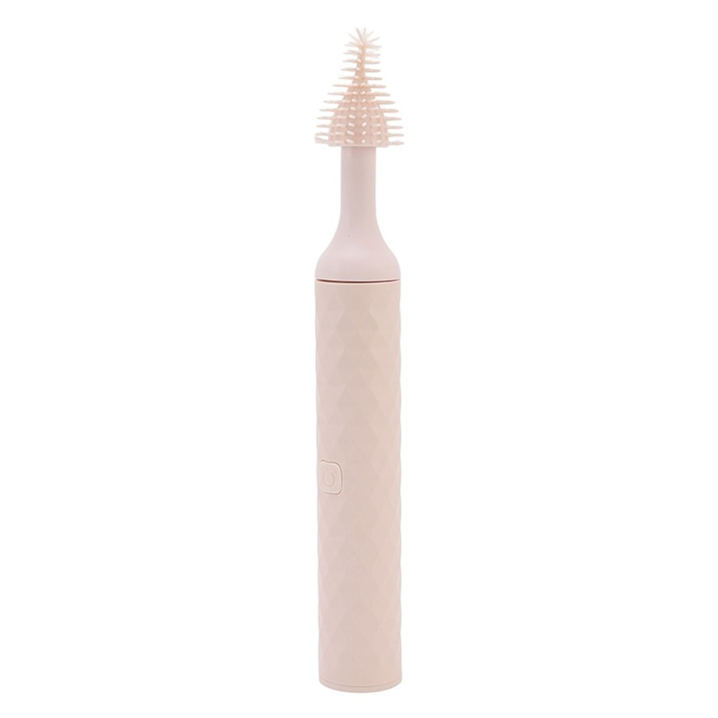 Electric Baby Silicone Nipple Bottle Brush Set Waterproof IP65 Ergonomic