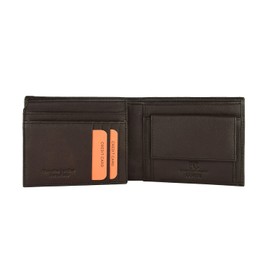 EC COVERI Men's Genuine Leather Wallet with Wallet and Box, Bronzer Head No.1, Elegant