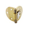 Antrader Brass Butler Tray Hinge, 2Pcs Round Edge Hinge Brass
