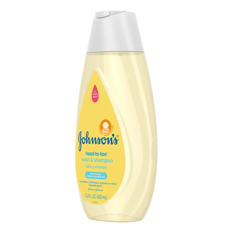 Gel De Baño Y Champú Johnson's Baby De Cabeza A