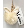 Monoa Women's Key Holder, Accessories, Cute, Rabbit Ears, Fake Fur