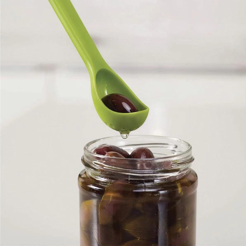 2-Piece Scoop and Pick Jar Spoon and Fork, for Olives