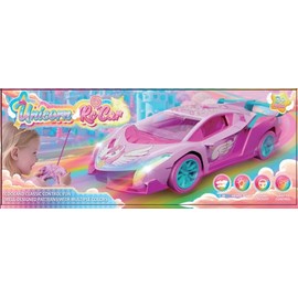 Unicorn RC Car for Girls, Rainbow Glow & Drift Wing Remote Control Car,2.4GHz RC Cars 1:18 Scale,Kids Toys Age 3 4 5 6 7 8 9 10 11 12,Girls Birthday Gifts,Christmas Basket Stuffers for Kids Age 3-12
