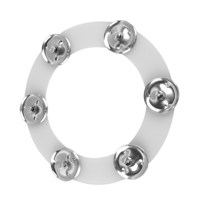 Drum Hi Hat Ring Bell Silicone Double Rows 6 Pieces