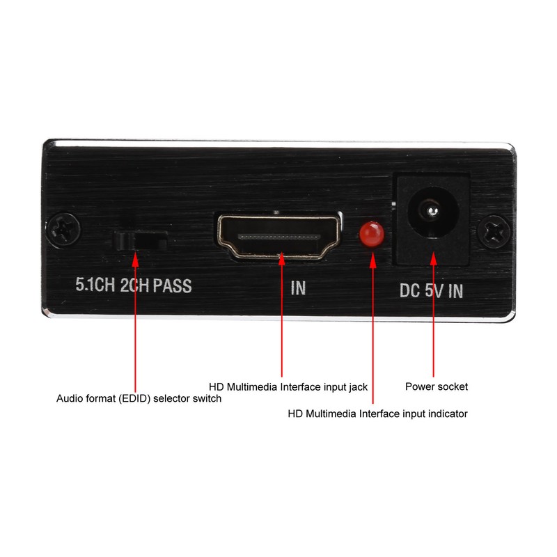 HD Multimedia Interface to HD Multimedia Interface Audio Converter 4K