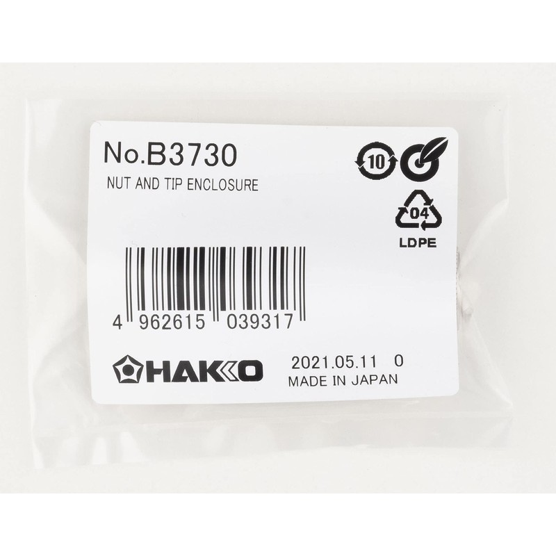 HAKKO Cap nut, Protective Pipe Set B3730 Soldering Iron tip