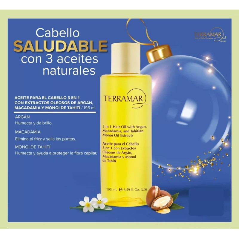 Terramar Óleo 3 En 1 Capilar Terramar, Nueva Edición Limitada