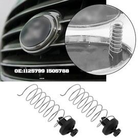 eMagTech 4 Sets Car Front Grille Emblem Repair Springs and Fixing Clips 1125799 1505788 Car Grille Spring Fixing Buckle Compatible with Ford Focus Mk2 C-Max II Kuga