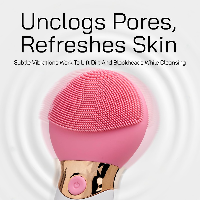 Bella Ciao Facial Cleansing Brush for Women – Rechargeable Silicone