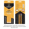 Creative WRYT Wood-Cased #2 Pencils 12 Pack, Pre-sharpened, HB Lead