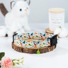 PREHAI Cute Cotton Dog Collar for Small Medium Large Dogs