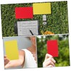 BESPORTBLE 1 Set Soccer Referee Kit Set with Red Yellow