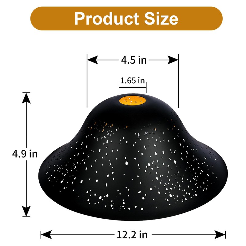 ALUCSET Torchiere Lamp Shade Replacement Lampshade for Floor Lamp Shade