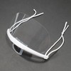 Ecomodam Transparent Hygienic Mask (10-Pack) for Restaurant Kitchens & Cooking - Plastic Mouth Shield 10 Count 2ea