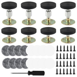 GHLAECM Pack of 8 Bed Frames Anti Shake, 30-60 mm Adjustable Spacer Bed Wall, Headboard Stoppers, Anti Shake Bed Frame, Adjustable Headboard and Adjustable Furniture Feet for Beds, Sofas, Tables