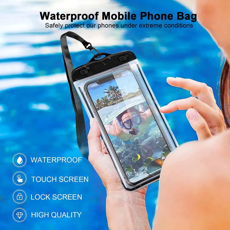 MUNSKT Waterproof Heavy Duty Backpack and Phone Pocket, Foldable Heavy