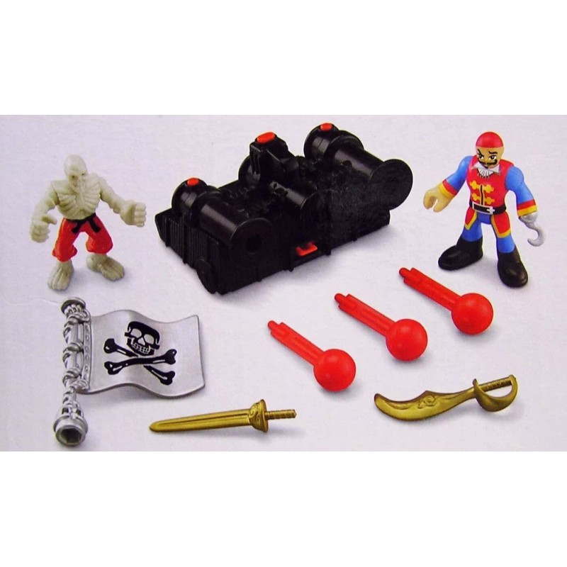 Fisher-Price Fisher price Imaginext Black and Red Pirate Ship with