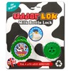UdderLok- The Original Milk Bottle Lock - Green Squares