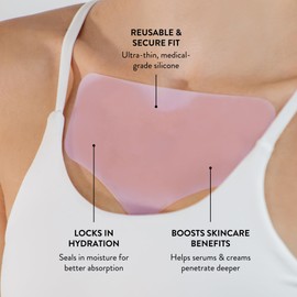 Nurse Jamie Skin Perfecting Silicone Neck Wrap – Reusable Anti-Aging Treatment for Fine Lines, Crepey Skin & Firmness