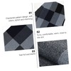 LIFKOME 1pc Men Wool Knitted Scarf Warm Plaid Neckwear for