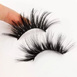 Savanna 5D Natural False Eyelashes Handmade Fake Eye Lashes Long Thick Mink Daily Makeup