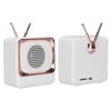 TV Shaped BT Speaker Wireless Lightweight Portable Mini Classic Style