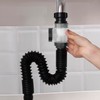 Flexible Drain Hose, CHSEROK Black Drain Fitting for Sink Drain