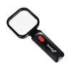 Levenhuk Zeno Read ZR10 Lightweight Handheld Black Magnifier with LED