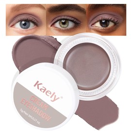 CAKAILA Single Cream Eye Shadow,Espresso Nude Matte High Pigment Natural Monochrome Eyeshadow Palette,Waterproof,Blendable Long Lasting Naturing-Looking,Vegan & Cruelty-Free,715