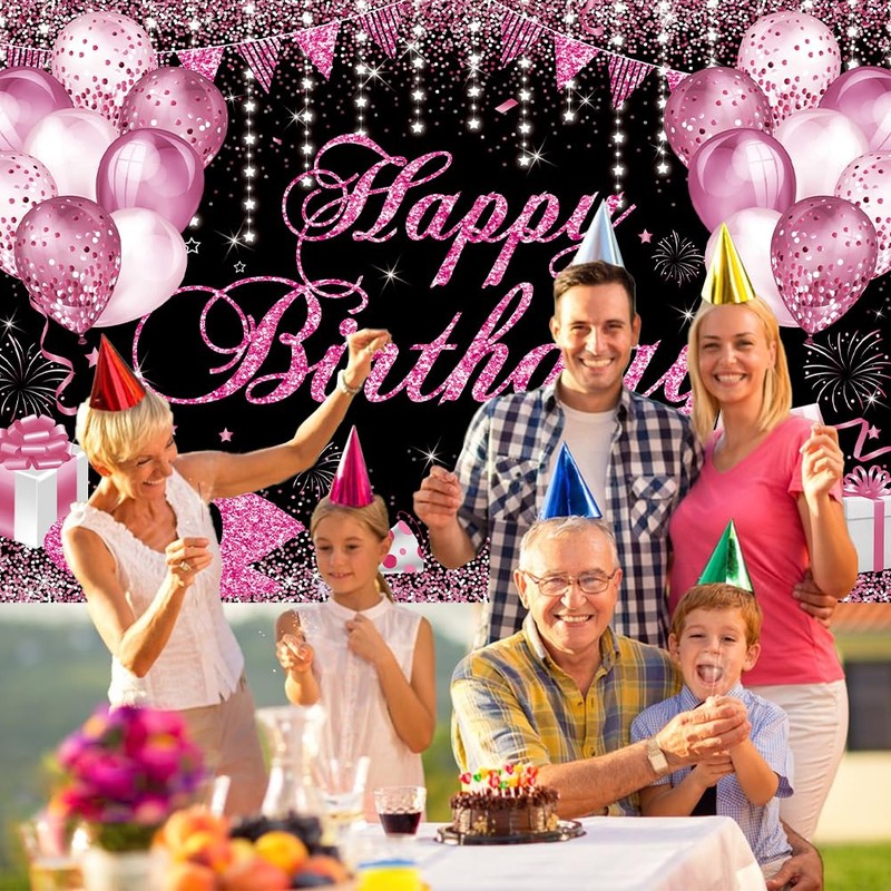 Birthday Banner Decorations for Women