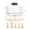 Modern Flush Mount Ceiling Light Fixture - Easric Light Fixtures