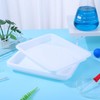 GLEAVI Lab Trays Plastic, 4 Pack Acid and Alkali Resistant