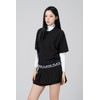 Women's golf anorak windbreaker golf wear short sleeve belly fat
