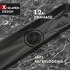 WEBANG 12 Inch Linear Shower Drain Rectangular Floor Drain with