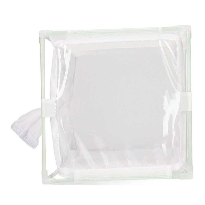 Insect Observation Cage PVC Mesh White Reusable Butterfly Habitat Breeding