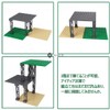 INIBUD 24pcs Classic Block Parts Compatible Foundation Plate Roof Triangular