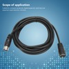 6 Pin DIN Male to Female Cable Sound Data Signal