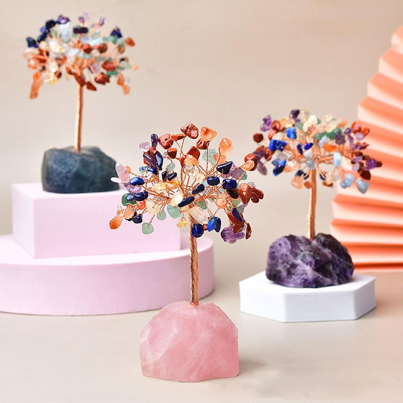 Crystal Tree for Healing and Home Decor - Positive Energy